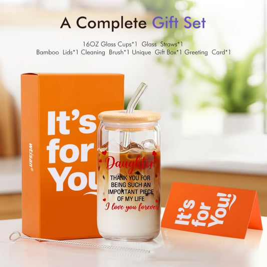 wtisan Gifts for Daughter from Mom, Dad - To My Daughter Graduation Gift - Birthday, Graduation, Christmas Gift Set