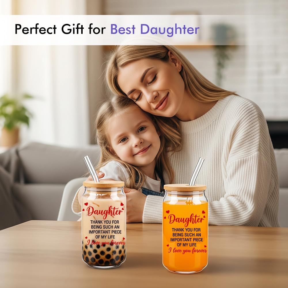 wtisan Gifts for Daughter from Mom, Dad - To My Daughter Graduation Gift - Birthday, Graduation, Christmas Gift Set