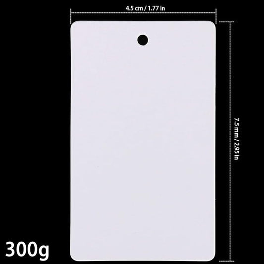 ZEONHAK 2400 PCS 1.7 x 2.9 inches White Blank Merchandise Tags, Unstrung Paper Hang Tags, Large White Writable Tag, Price Labels Gift Tag for Boutique Products Retail Store Jewelry Clothing Shops