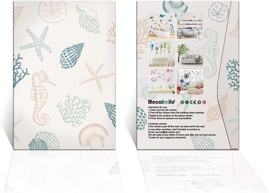 decalmile Botanical Green Leaves Wall Stickers Eucalyptus Leaf Plants Wall Art Decals Bedroom Living Room TV Background Wall Decor