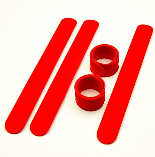 Colored Silicone Rubber Slap Bracelets Wristbands for Kid's Toys,Party Favors,Kindergarten Playing fun;Wrapping Paper Silicone Slap Band,Holiday Flip Wraps,Rolls Holder,Stocking Organizers,Distinguishing Bundle for Fabics,Cloths,Canvas,Cables in Office...