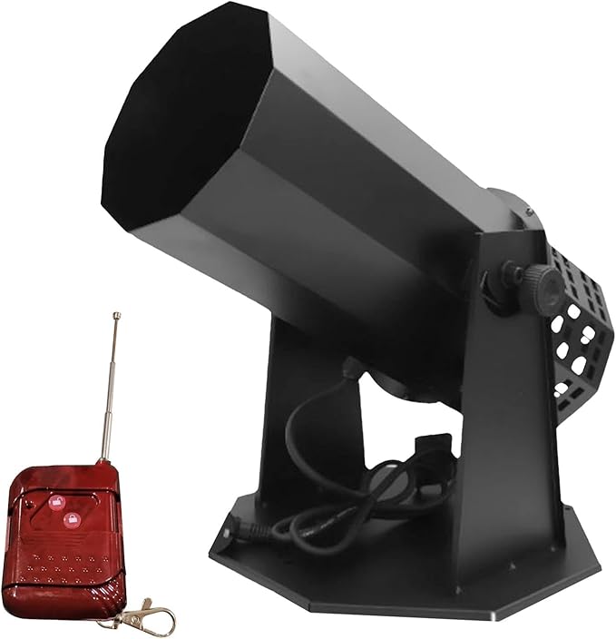 1500w Confetti Cannon Machine Professional Electric Confetti launchers Shooter With Wireless Remote,Loads Up To 2lbs Of Confetti Shoots Up To 30ft For Special Event, Parties, Club, Wedding, Concerts