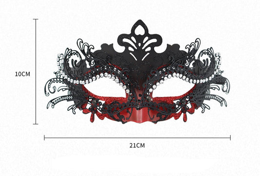 Couple Masquerade Mask Set - Venetian Style Masks for Halloween, Costume Parties and Carnival