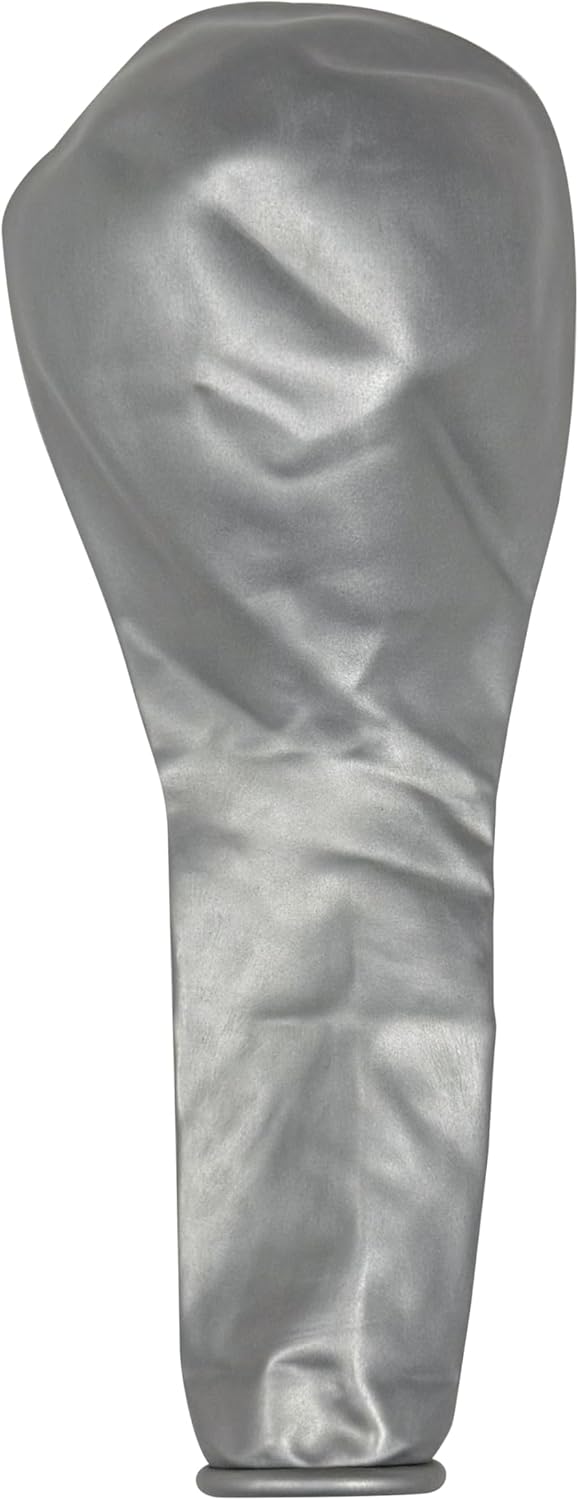 Silver Balloons 50 Pack, 12 Inch Metallic Silver Balloons For Birthdays, Weddings, Baby Showers, Holidays