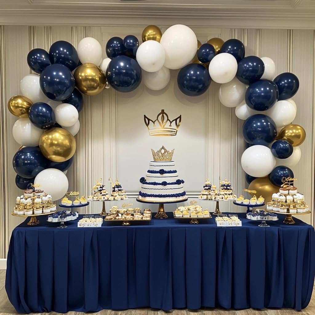 Navy Blue Balloons, 60 PCS 12 Inch Thickened Latex Balloons for Birthday Party Decoration, Graduation, Wedding, Baby Shower, Anniversary, Engagement and Balloon Garlands