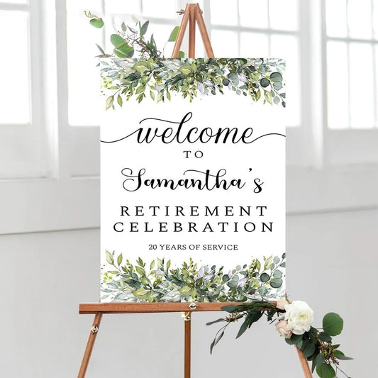 Personalized Retirement Yard Sign, Retirement Celebration Welcome Sign, Retirement Party Sign, Retirement Decorations, Retirement Outdoor Sign, Retirement Home Decor, Retirement Celebration Sign #18