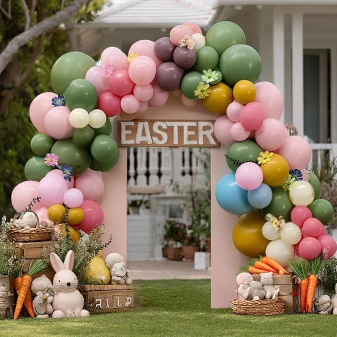 Double Stuffed Sage Green Balloons Retro Olive Green Balloon Garland Kit Different Sizes 18/12/5 Inch Pastel Avocado for Birthday Baby Shower Wedding Jungle Safari Spring Party Decoration