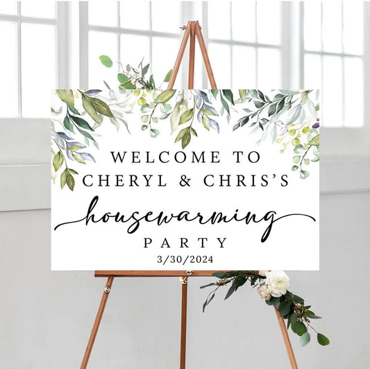 Personalized Housewarming Welcome Sign, Welcome To Party, Party Sign, Decor #20