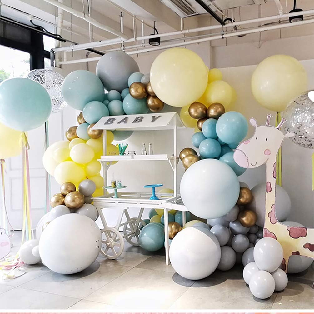24 Inch Latex Round Balloons 10 Pack Clear Thick Big Balloons for Photo Shoot Wedding Baby Shower Birthday Party Decorations by IN-JOOYAA