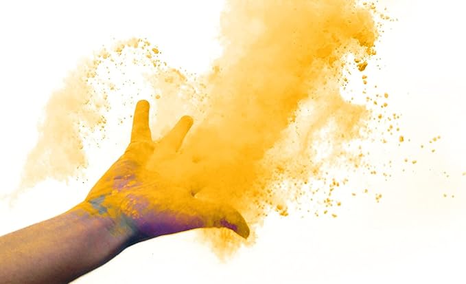 Chameleon Colors 25 lb. Color Powder - 1 Pack - Vibrant Yellow Color - for 15-20 People - Non-Toxic & Gluten-Free - for Holi, Color Wars, Fun Run, Gender Reveal, Summer Camp & More