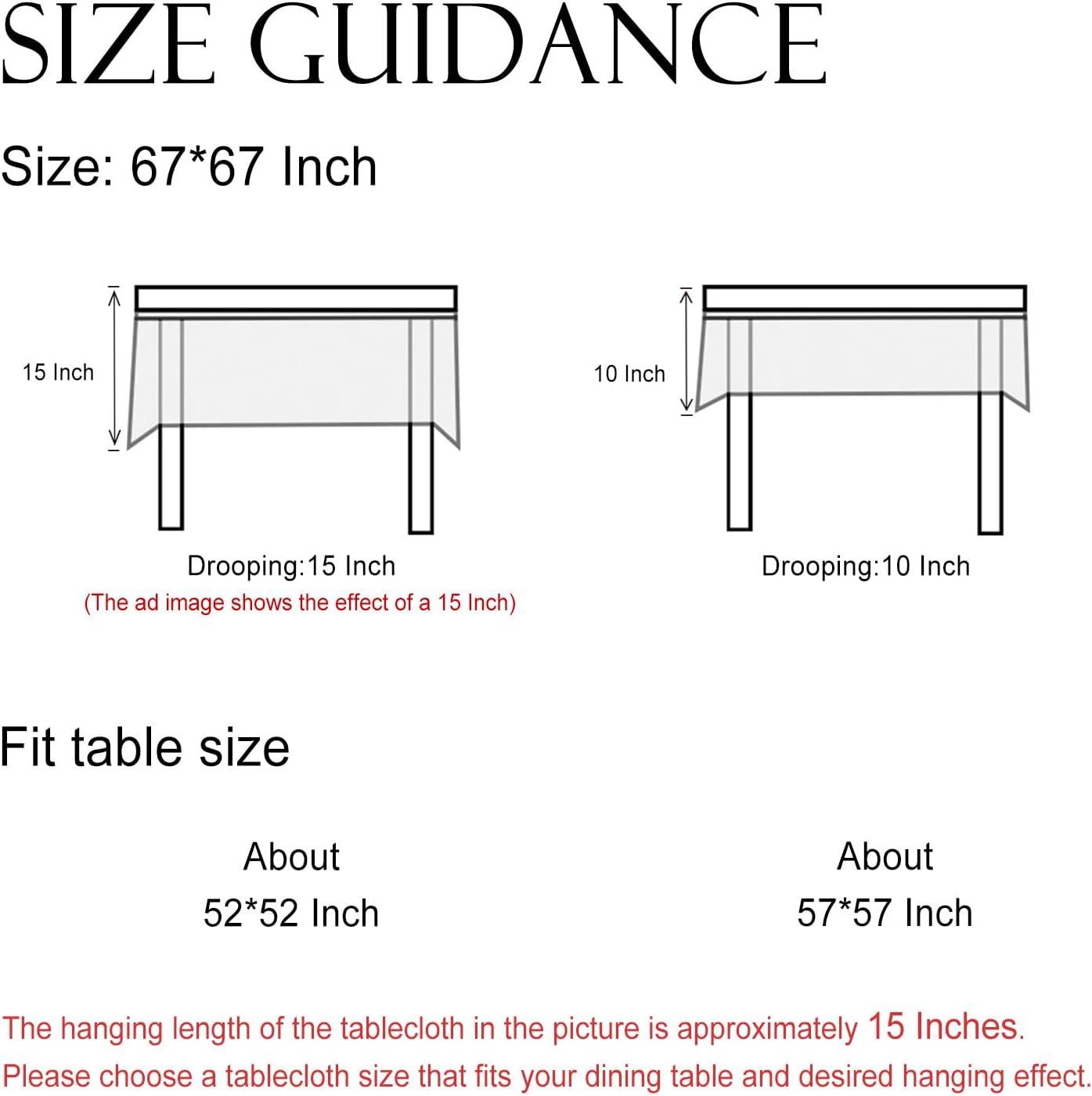 ISAENNE Designer Off White Linen Square Tablecloth,Floral Elegant Table Cloth,Stain Resistant Vintage Decor Tablecloths for Dining Thanksgiving Kitchen Christmas Party,67"*67"-Serenity G