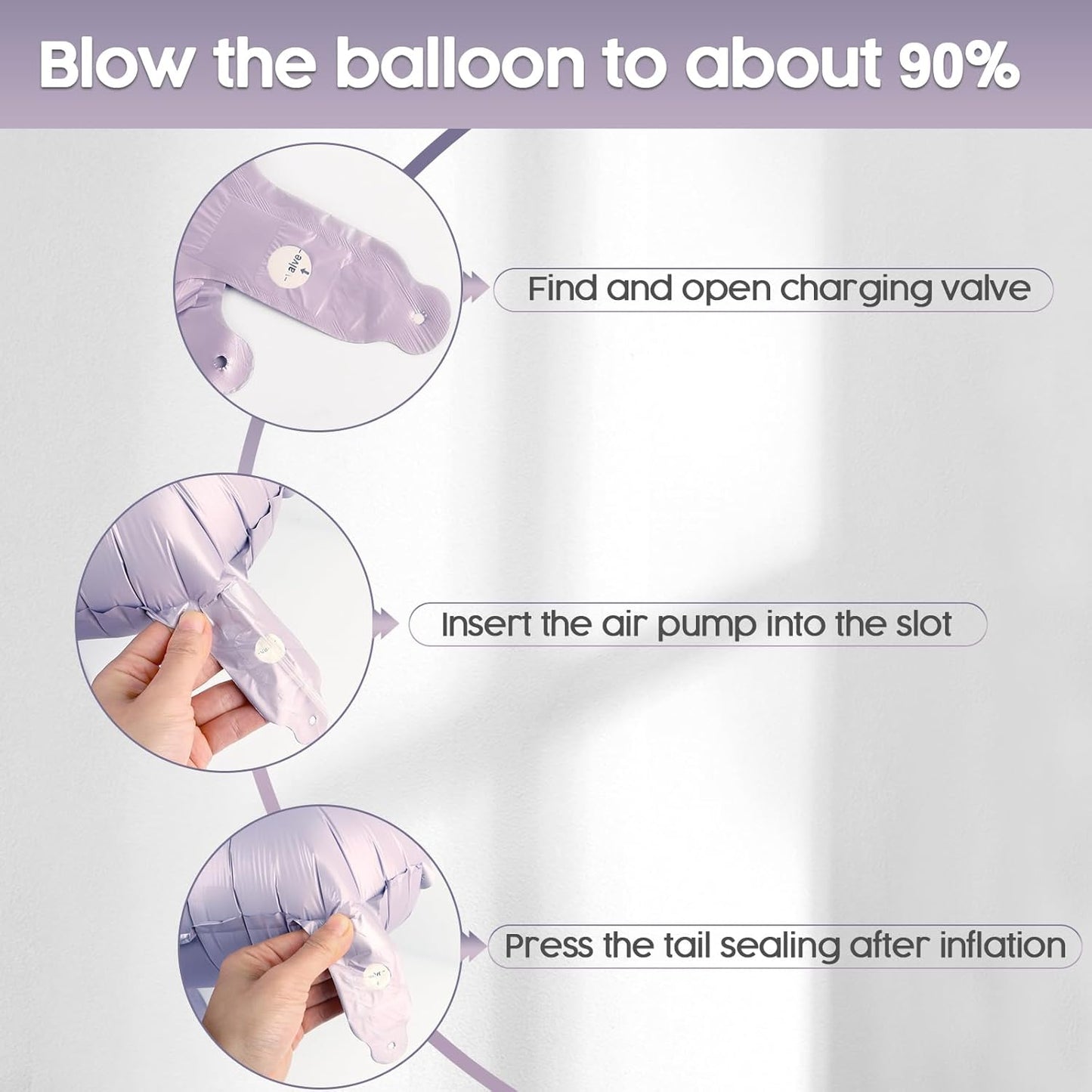 2026 Balloon - Lilac Birthday Number Balloons, 40 Inch Large Foil Balloons for Men Women Boys Girls Cream Purple Themed Birthday Decorations,Number 2026 Balloon