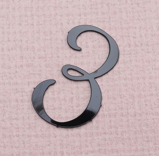 SOWAKA 2 Sets Acrylic Number 0-9 Large Cake Toppers Mirrored Picks for Birthday Cake Wedding Decoration Baby Shower Anniversary Parties (Black)