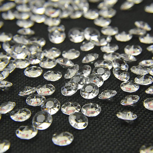ZKC 4.5mm 10000PCS Clear Crystal Acrylic Diamond Vase Fillers Beads for Wedding Centerpiece Table Scatter Shower Party Vase Beads Decorations