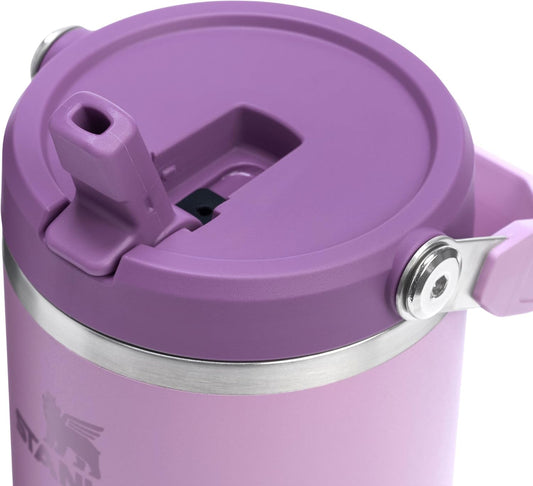 STANLEY IceFlow 2.0 Flip Straw Tumbler with Handle 40 oz | Twist On Lid and Flip Up Straw | Leak Resistant Water Bottle | Insulated Stainless Steel | BPA-Free | Lilac