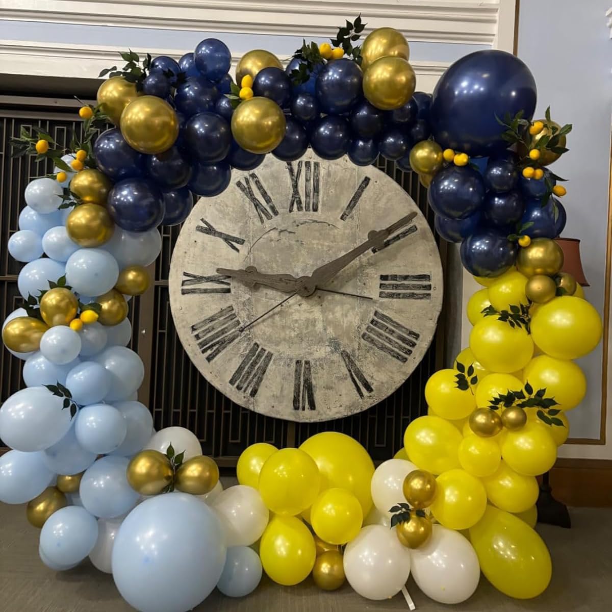 100 Pack 12 inch Navy Blue Latex Balloons - Round Dark Blue Balloons for Birthday Party, Graduation, Wedding, Anniversary, Baby Shower Decorations