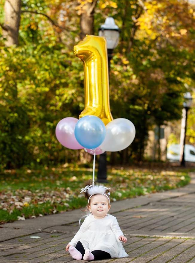 Gold Number 26 Balloon 40 inch, 26 Number Balloons, 26th Gold Birthday Decorations, 26 Year Old Women Men Golden Party Supplies