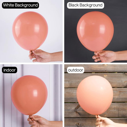 PartyWoo Dusty Pink Balloons 50 pcs 12 Inch Blush Pink Dusty Rose Latex Helium Balloons for Baby Shower Bridal Shower Gender Reveal Boho Theme Princess Birthday Party Decorations Pink-F01