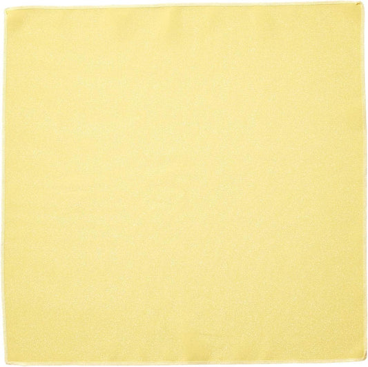 LA Linen 10-Pack Poly Poplin Napkin, Soft Cloth Napkins, Washable Reusable Napkins, Stain and Wrinkle Resistance Table Napkins for Dinner, Wedding, Parties, 18 by 18-Inch, Yellow Light