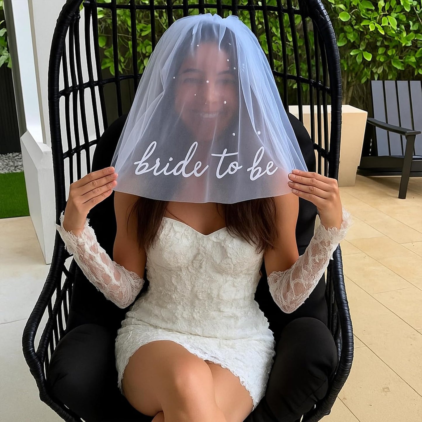 Bride to Be Sash Veil Bachelorette Party Accessories, Bridal Shower Decorations, Engagement Gifts for Bride