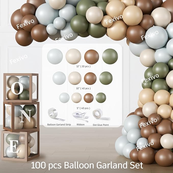 230PCS Camper 1st Birthday Decorations, All-in-1 Supplies Pack, Includes 20 Camper Theme Tableware, Backdrop, High Chair Banner, Tablecloth Balloon Kit for 1st Birthday Party Themes