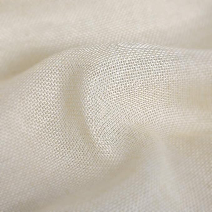 Burlap Table Runner White Wedding Table Cover Pack of 2 Long Rolls for Farmhouse Living Room Rustic Wedding Decoration