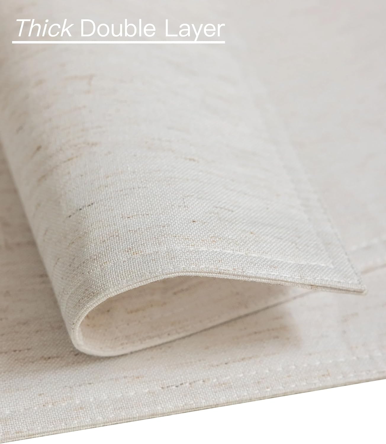 Rectangular Cloth Place Mats for Dining Tables Set of 12 Washable Water Repellent Non Slip Durable Linen Placemats Table Protective 12x18 Inch