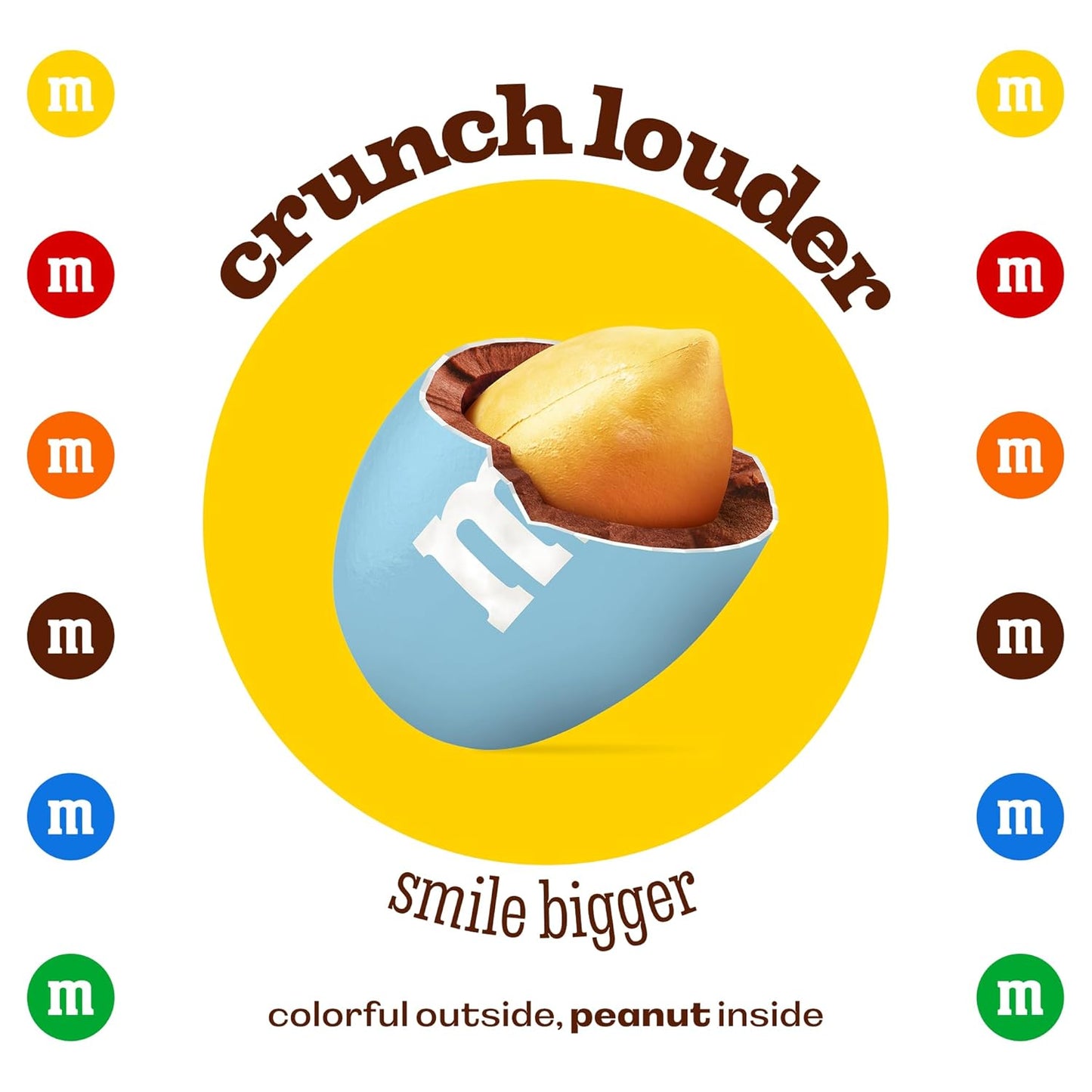 M&M’S WORLD Peanut Light Blue Chocolate Candy-2lbs of Bulk Candy in Resealable Pack for Candy Buffet,Birthday Parties,Theme Meetings,Candy Bar,Sweet Stuff for DIY Party Favors or Edible Decoration