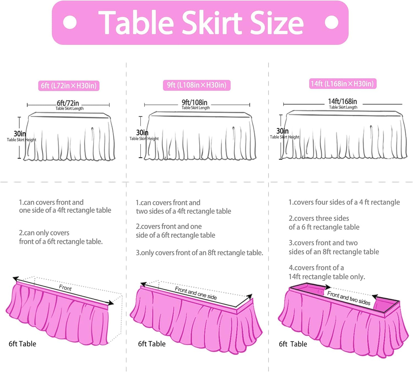 Reb and White Striped Table Skirt for Carnival Circus Party Decorations 6ft Red White Tulle Tutu Table Cloths for Birthday Party Baby Shower Table Decorations