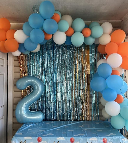 Number 0 Balloons 40 Inch Pastel Blue Number Balloons for 10 20 30 40 50 60 70 80 90 100 Numbers Balloon Birthday Decorations Wedding Event Baby Shower