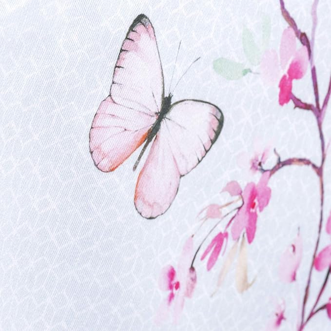 Maison d' Hermine Table Cloth Rectangle Table 100% Cotton 70 x 108 Inches Tablecloth Reusable Decorative for Dining Room Farmhouse Home Valentines Day Decorations Spring Summer - Blossoms in Spring