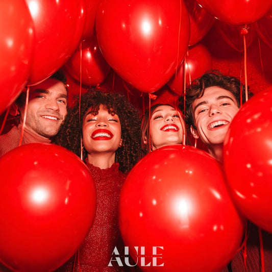 AULE Red Balloons 12 inch 50 Pcs Latex Balloons Helium Shiny Thicken Balloon Perfect Party Decoration for Wedding Birthday Baby Shower Graduation Carnival