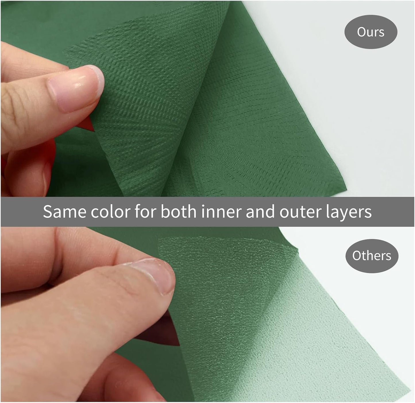 Cocktail Napkins - 600 Count 2-Ply Dark Green Napkins Disposable, 4.75 x 4.75 Inch Folded Paper Napkins Bulk Beverage Napkins for Dinner Wedding Bar Party and Everyday Use
