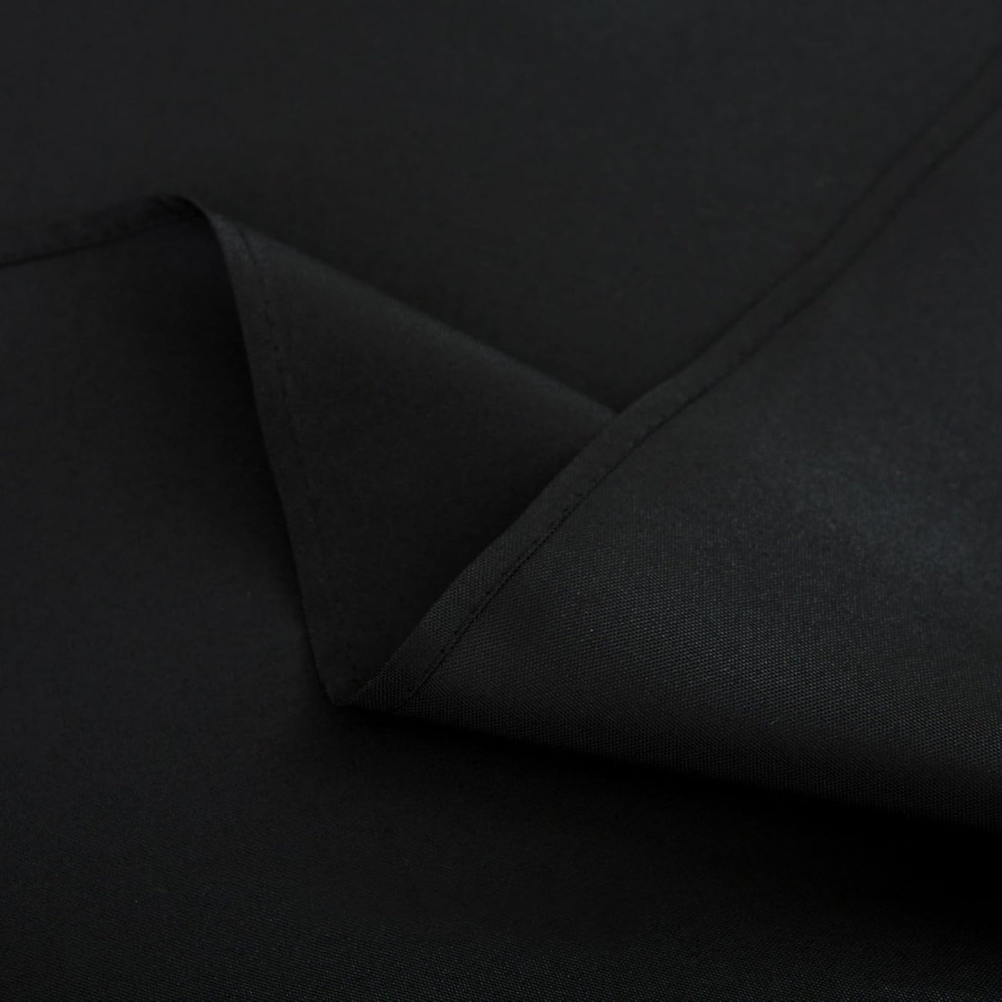 sancua Small Square Tablecloth 36 x 36 Inch Black, Stain and Wrinkle Resistant Washable Polyester Table Cloth for Dining Buffet Party Decorative Fabric Table Cover for Nightstand End Bedside Tables