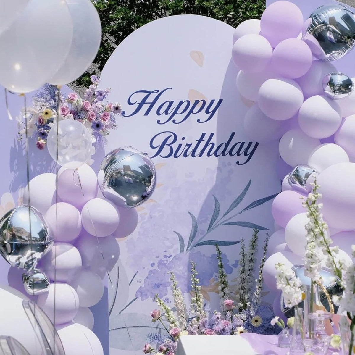 Lilac Purple Balloons, 66pack 12inch Faded Purple Latex Party Balloons for Wedding, Birthday, Graduation, Bridal Shower, Baby Shower, Gender Reveal, Anniversary Party Decorations