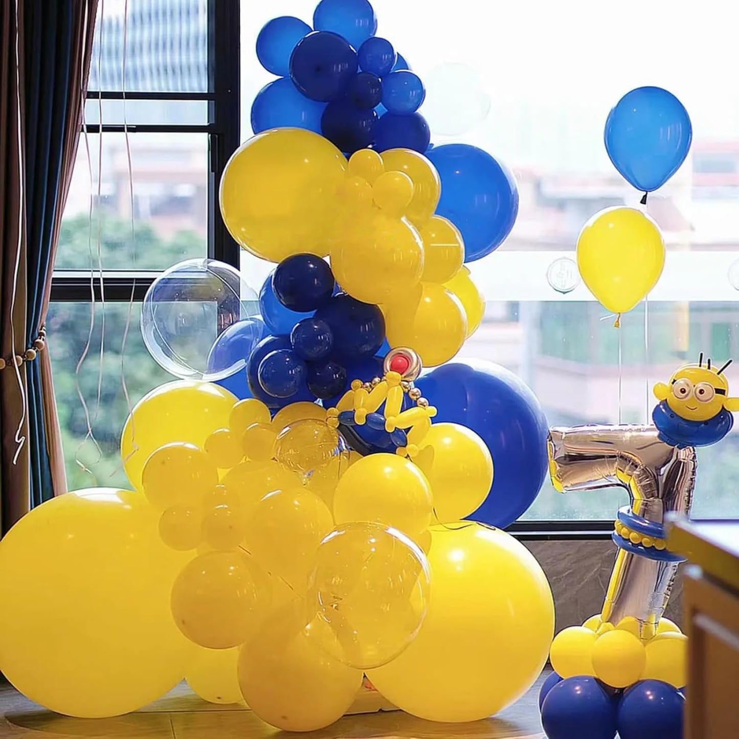 Lemon Yellow Balloons, 66pack 12inch Mustard Yellow Latex Party Balloons for Birthday Baby Shower Graduation Wedding Gender Reveal Anniversary Party Decorations