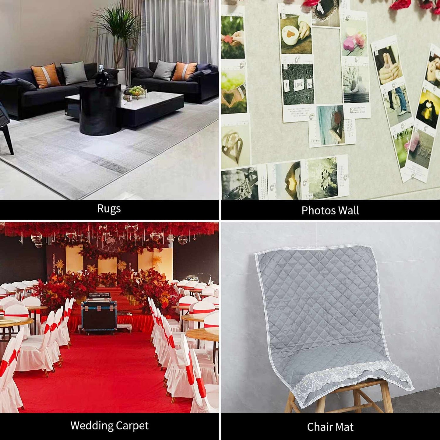 Double Sided Tape Heavy Duty, 1in x 164FT, Extra Large Universal High Tack Mounting Tape, Strong Wall Adhesive Strips Fiberglass Mesh, Sticky Clear Tape, Picture Poster Decor, Easy Use