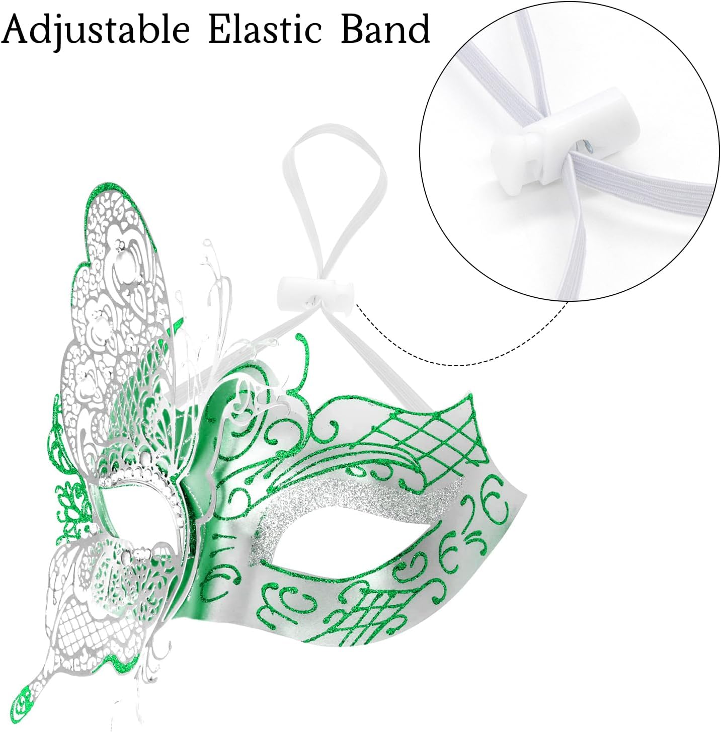 Mysterious Venetian Butterfly Lady Masquerade Halloween Party Mask Evening Prom Ball Mask Bar Costumes Accessory