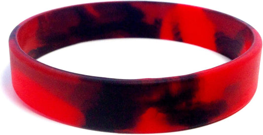 TheAwristocrat 1 Dozen (12) Multi-Pack Blank Rubber Wristbands Silicone Bracelets - Select from a Variety of Colors