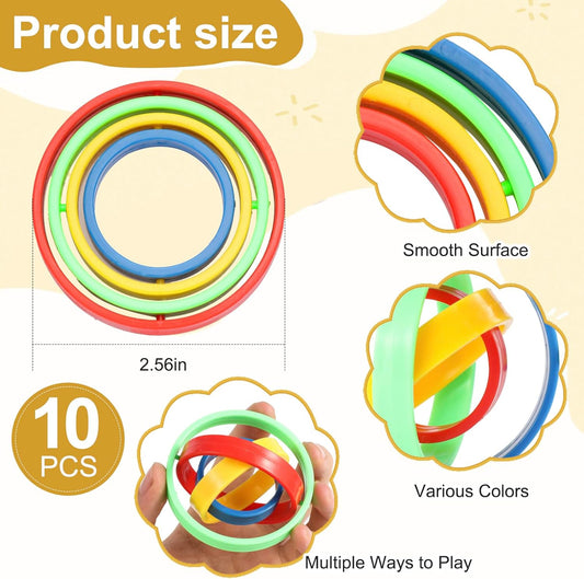 10Pcs Fidget Spinners Toys for Kids Adult, Fidget Toys Bulk for Party Favors Goodie Bag Stuffers, Sensory Anxiety Toys Stress Relief for Treasure Box Classroom Prizes Pinata Stuffers