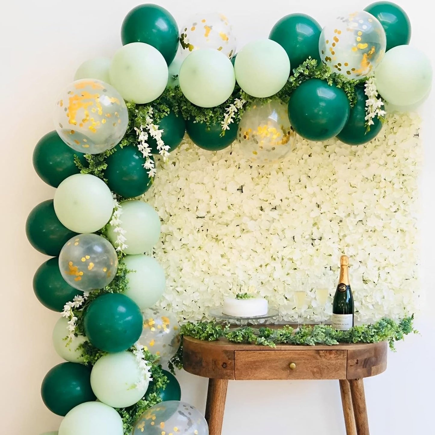 Dark Green Balloons, 66pack 12inch Green Latex Party Balloons for Birthday, Graduation, St. Patrick's Day, Christmas, Baby Shower, Dinosaur Party, Anniversary Party Decorations