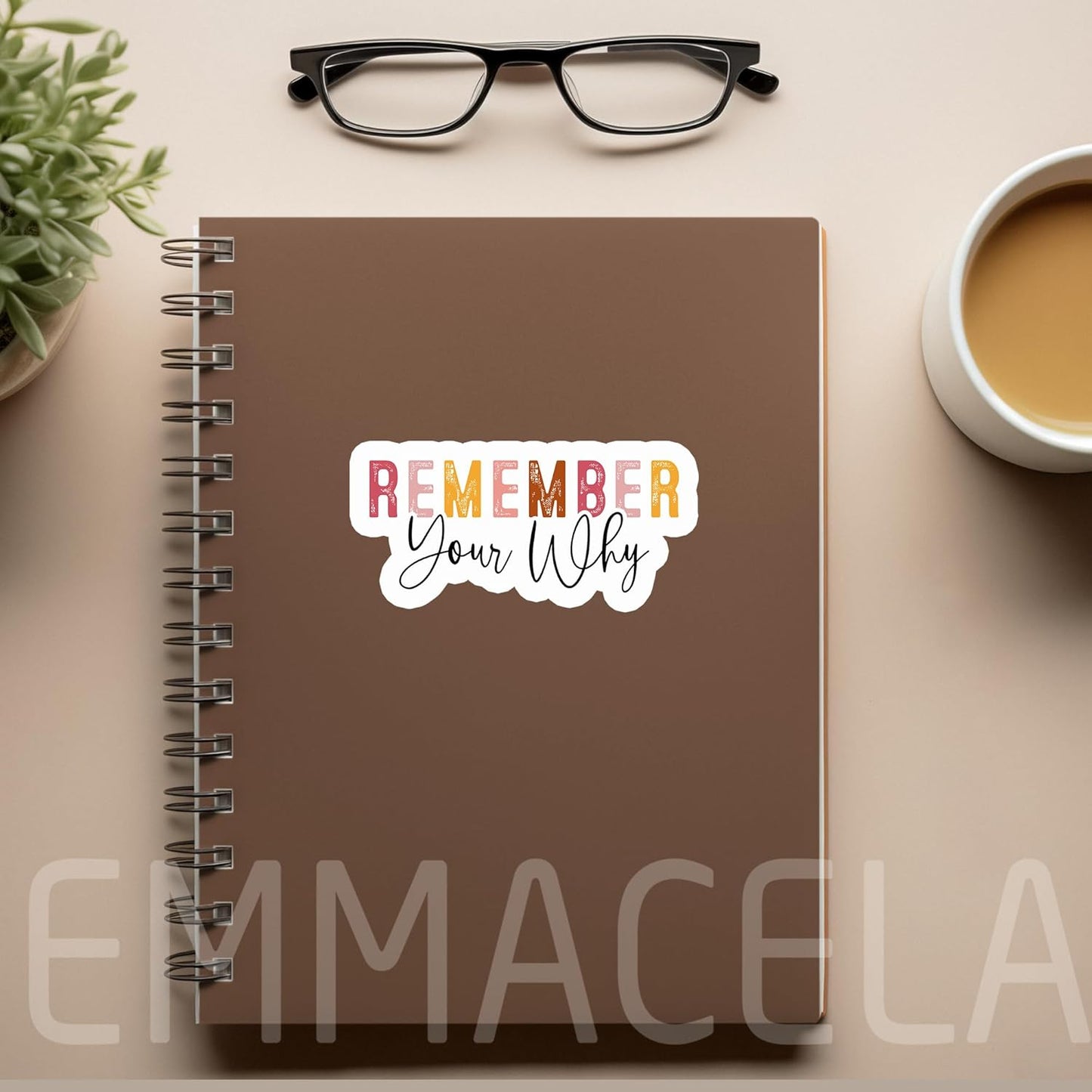 Inspirational Stickers – Remember Your Why, Motivational Mental Health Waterproof Vinyl Decals for Laptops, Water Bottles, Tumblers, Scrapbook – 3'' x 1.5" (3PCS)