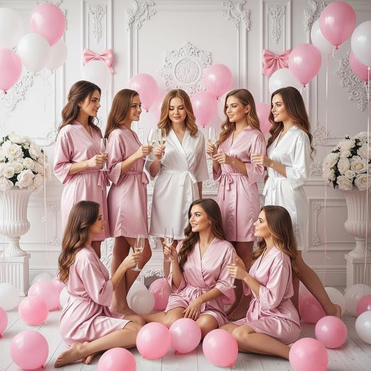 Patimate Pastel Pink Balloons - 100pcs 12 Inch Light Matte Pink Latex Party Balloons for Girls Women Wedding Bridal Baby Shower Gender Reveal Graduation Engagement Birthday Party Decorations