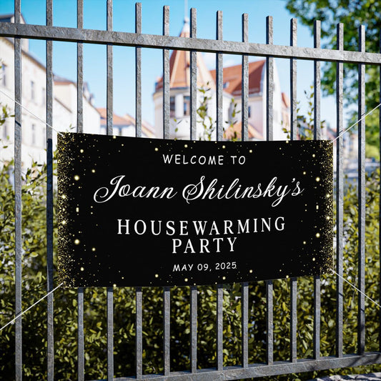 Personalized Housewarming Party Welcome Banner Decorations Double Sided Printing And Various Sizes #13
