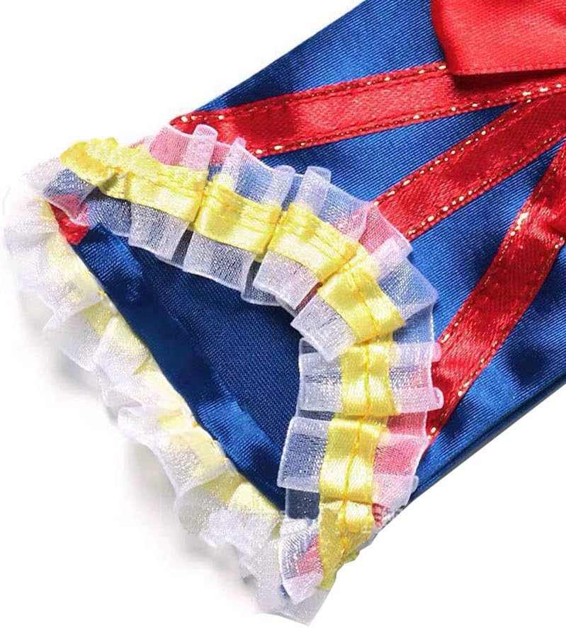 Princess Snow White Costume Dress up Accessories for Girls Princess Snow White Cosplay Party Favors Christmas Gifts Set Including Crown Hair Bow Gloves Accessories