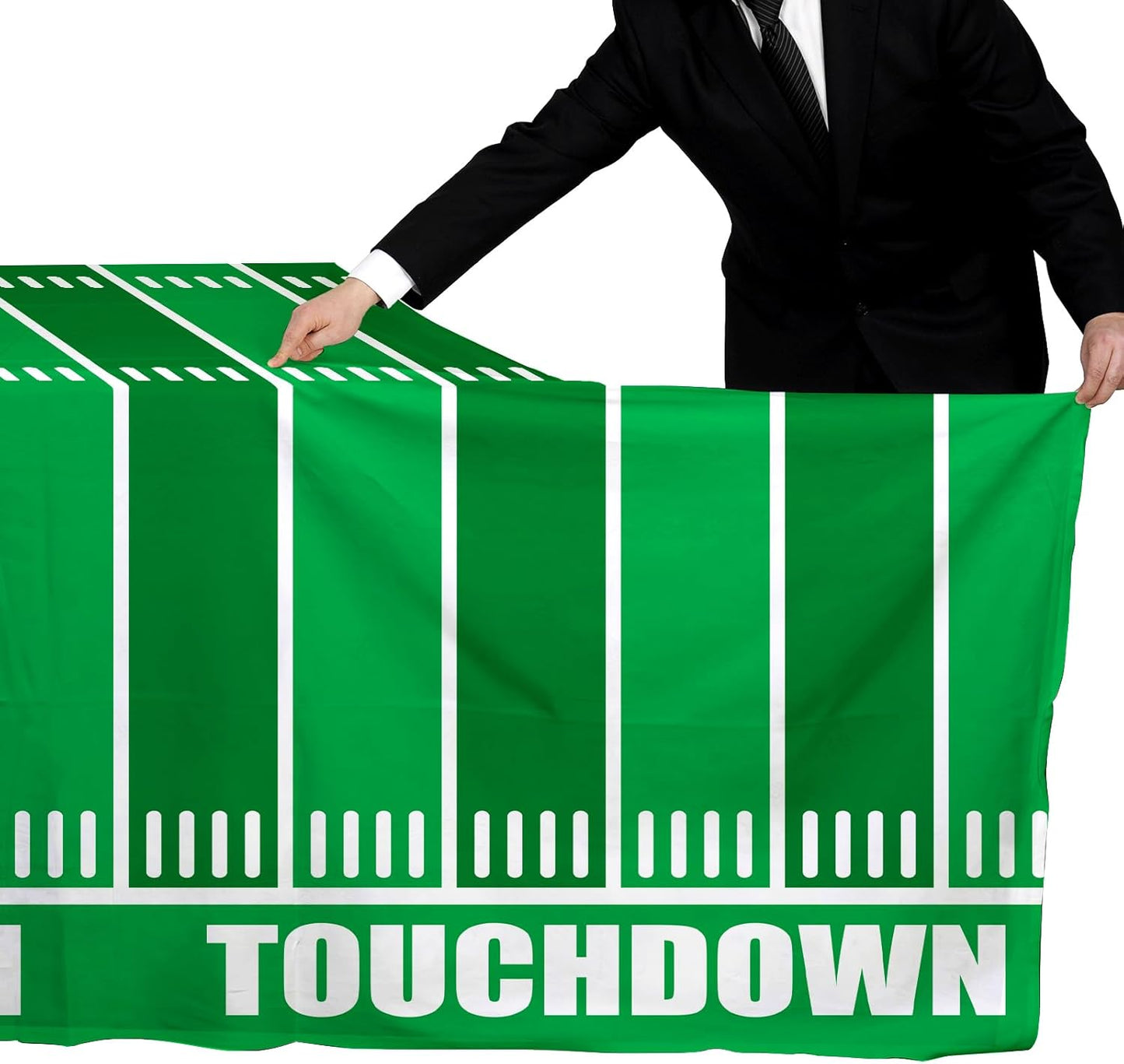 Football Party Decorations Disposable Tablecloth Plastic Touchdown Table Cover for Birthday Football Party Games Decoration 54 X 108Inch,2 Pack
