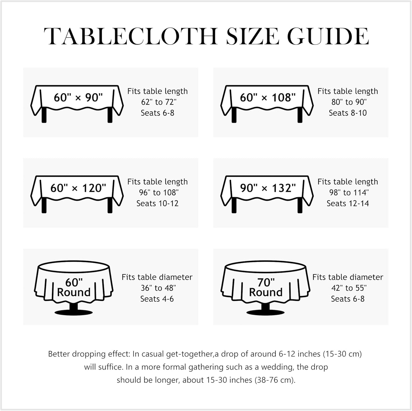 Linen World Hemstitch Linen Tablecloth,French Linen Navy Tablecloth 108" x 60" Inch,Washable Rectangular Table Cloth for Dining,Outdoor,Weddings and Restaurants,Decorative Thanksgiving Christmas