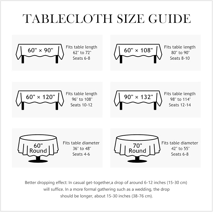 Linen World Hemstitch Linen Tablecloth,French Linen Navy Tablecloth 120" x 60" Inch,Washable Rectangular Table Cloth for Dining,Outdoor,Weddings and Restaurants,Decorative Thanksgiving Christmas