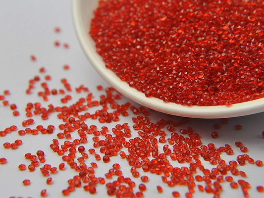 ZKC 4.5mm 10000PCS Red Crystal Acrylic Diamond Vase Fillers Beads for Wedding Centerpiece Table Scatter Shower Party Vase Beads Decorations