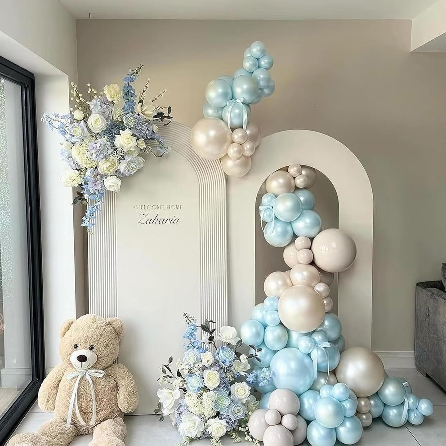 15Pcs 24 Inch Balloons White Giant Round Balloons Large Balloon for Festival, Christmas, Birthday Party Decorations